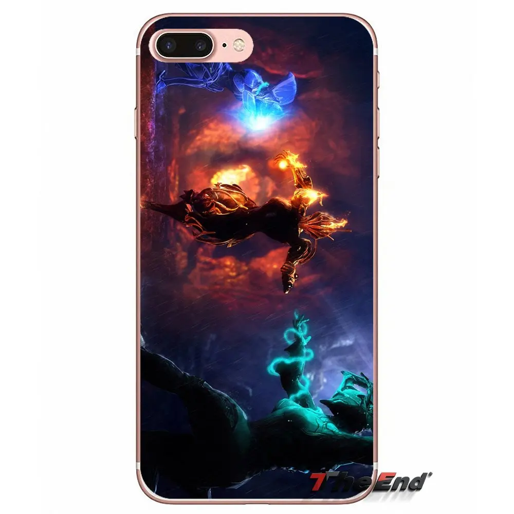 Прозрачный ТПУ чехол для телефона Samsung Galaxy S3 S4 S5 MINI S6 S7 edge S8 Plus Note 2 3 4 5 Grand Core Prime Warframe