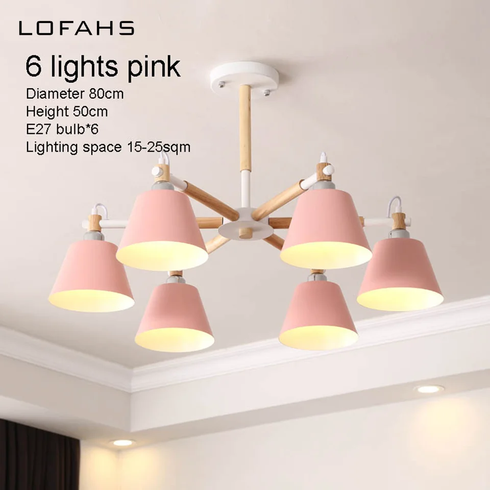 6 lights Современная светодиодная Люстра для гостиной, спальни, столовой, много рычагов, чердак, Крытый потолок, подвесная люстра, освещение QDH6007 - Цвет абажура: 6 lights