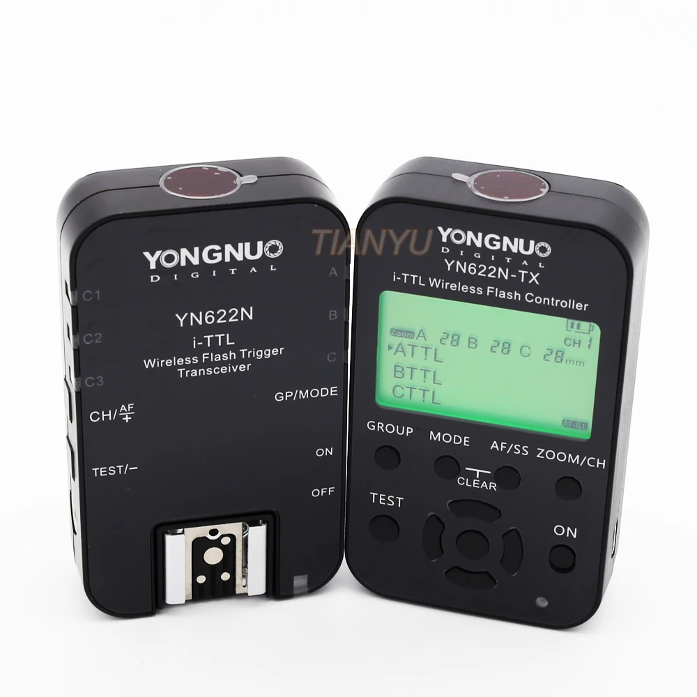 YONGNUO YN-622N II триггер YN622N-TX ЖК-контроллер ETTL беспроводной вспышки трансивер для Nikon