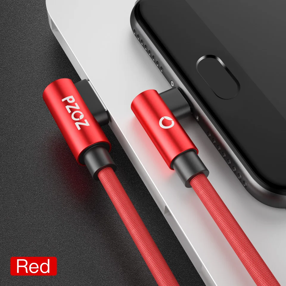 PZOZ 2 м Micro USB кабель 90 градусов L Тип шнур Microusb Android Быстрая зарядка данных адаптер для samsung Xiaomi телефон зарядное устройство кабель
