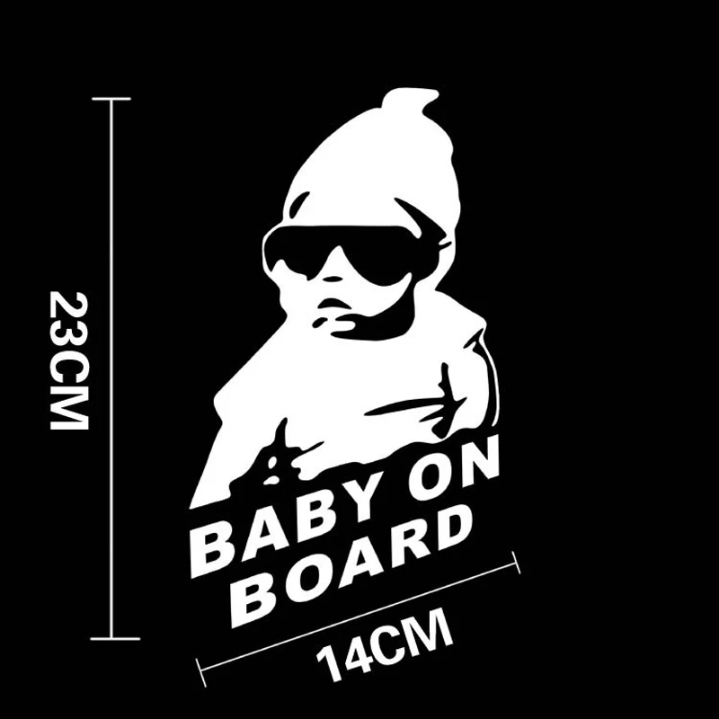 1 шт. светоотражающая виниловая наклейка на автомобиль 23 х14 см|baby on board|car sticker babybaby