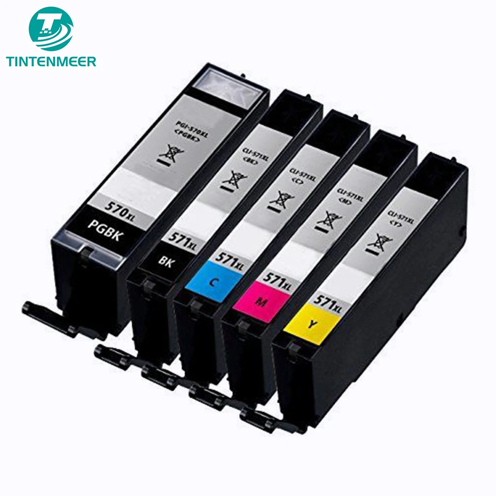TINTENMEER чернильный картридж PGI 570 CLI 571 совместимый с принтером canon TS5050 TS5051 TS5053 TS5055