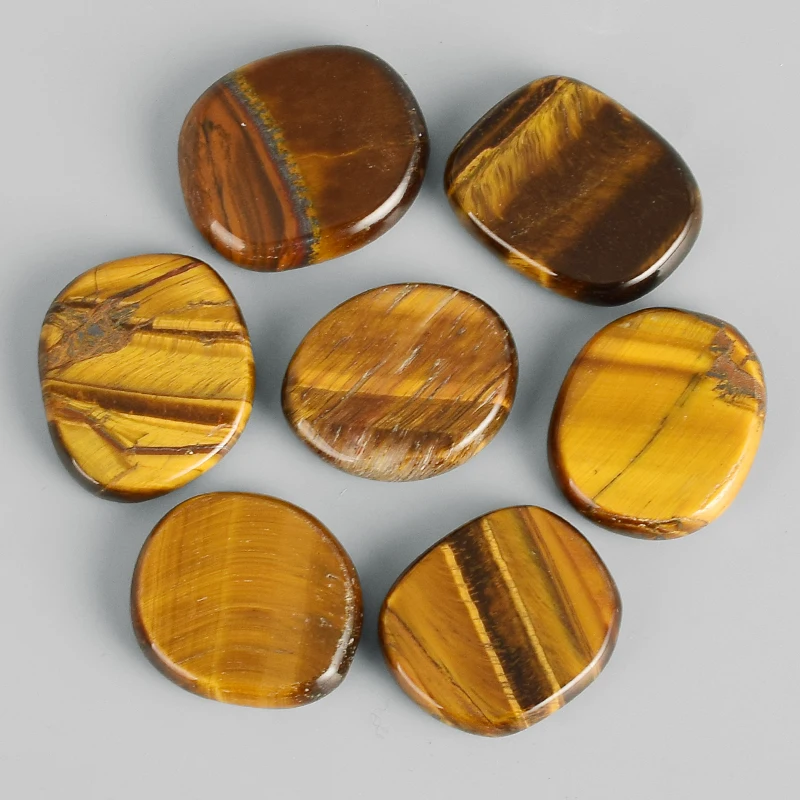 

Пальмовый камень 25*22*5 мм, натуральный тигровый глаз для лечения, Хрустальная терапия, ремесло, надпись, рейки, чакра, лечение, минералы, камни