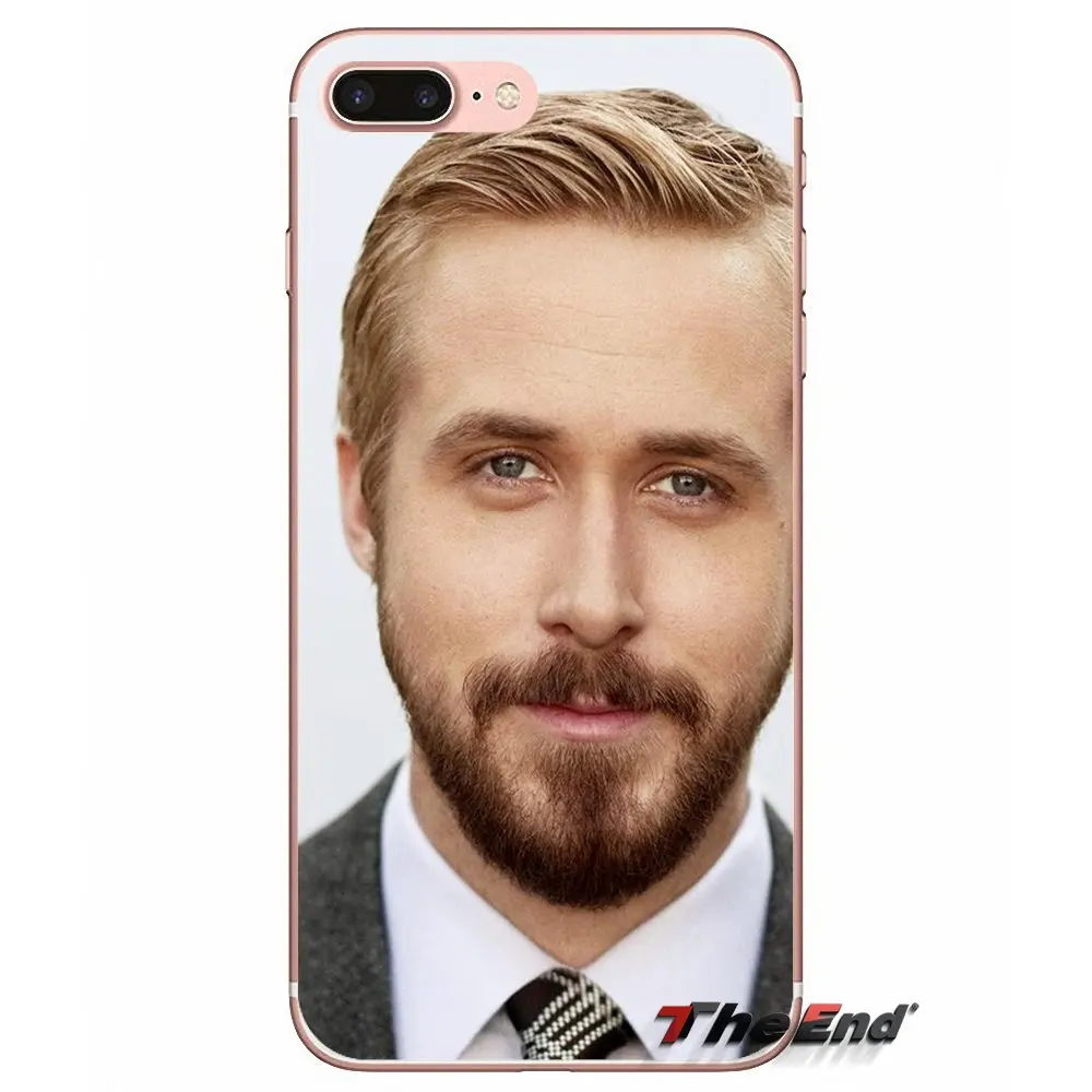 Прозрачный мягкий чехол для iPhone X 4 4S 5 5S 5C SE 6 6S 7 8 Plus Samsung Galaxy J1 J3 J5 J7 A3 A5 2016 2017 Ryan Gosling |