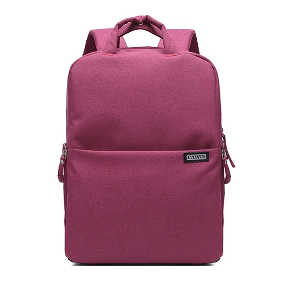 Новый Камера Рюкзаки фото Сумки мягкие плечи вина Серебристая серый и красный