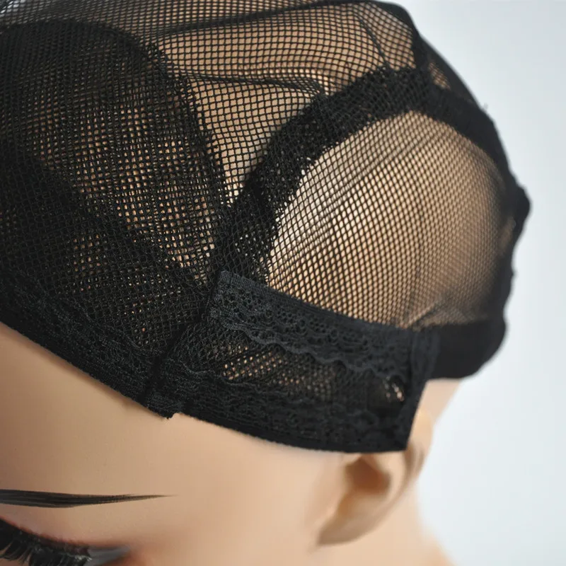 Черная париковая Кепка для изготовления париков эластичная Регулируемая шапка