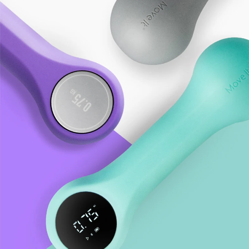 XIAOMI Mijia Move It Beat 2x0,5 кг портативный мини USB Перезаряжаемый умный спортивный гантели оборудование для фитнеса унисекс H20
