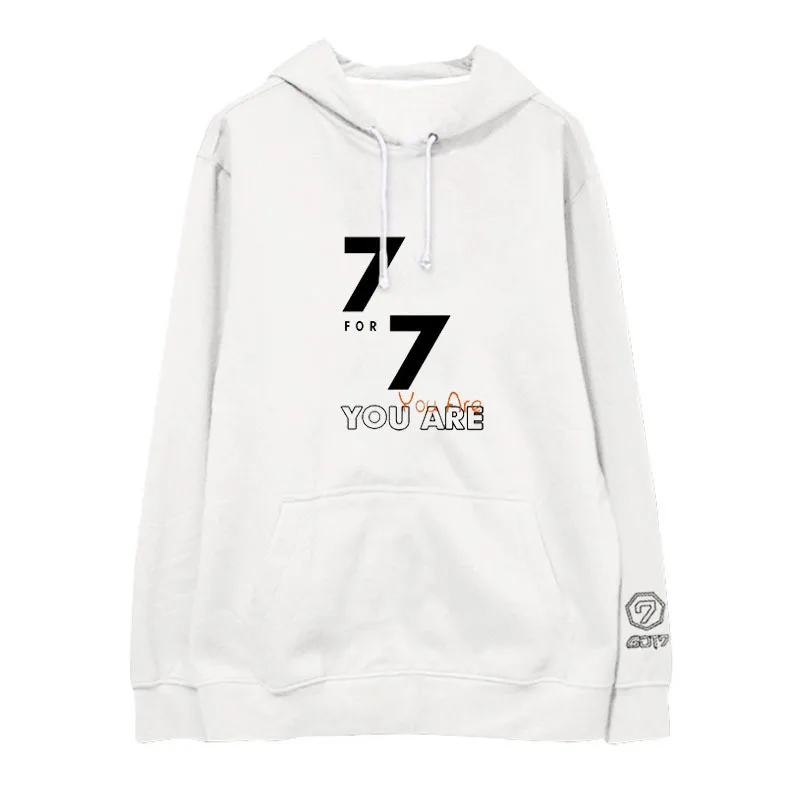 Kpop GOT7 альбом 7FOR7 You Are Jackson тот же абзац толстовка с длинными рукавами Harajuku худи