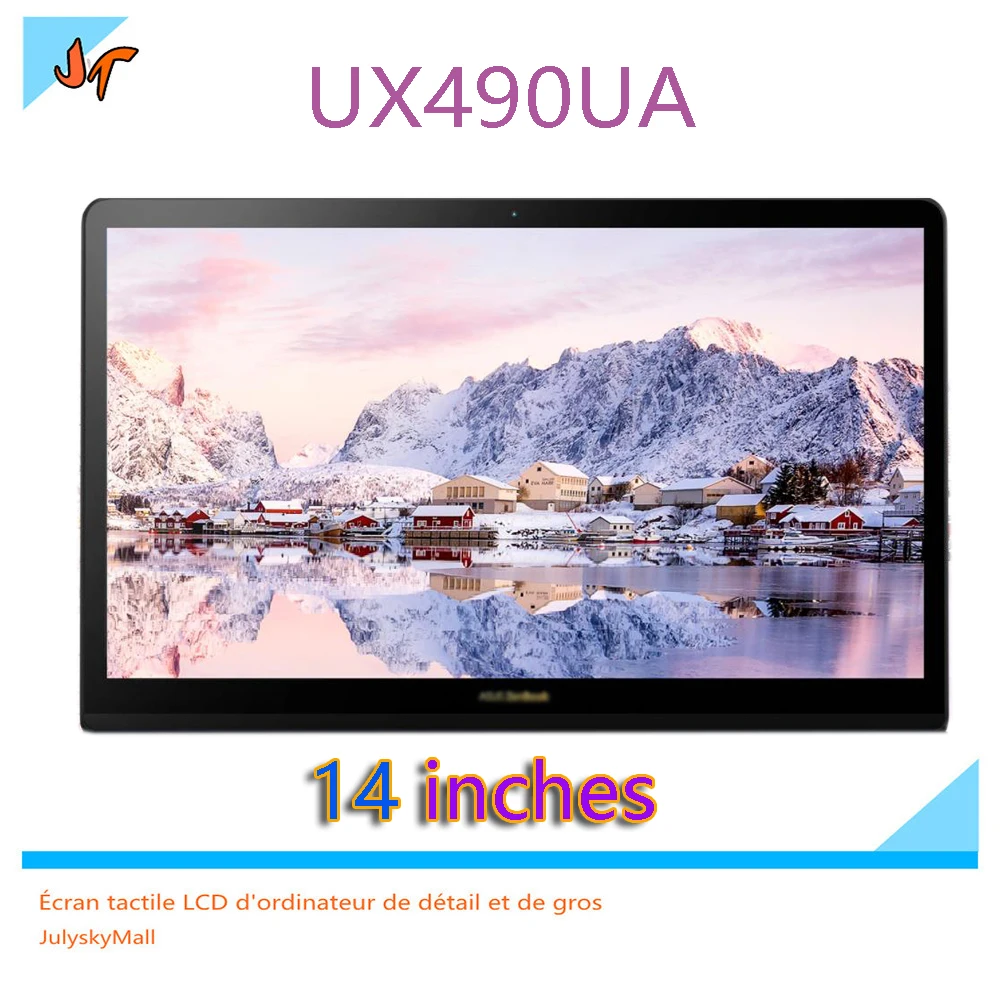 14 дюймовый ЖК экран для ASUS ZenBook 3 Deluxe UX490UA UX490U UX490UAR UX490 дисплей ноутбука FHD синяя