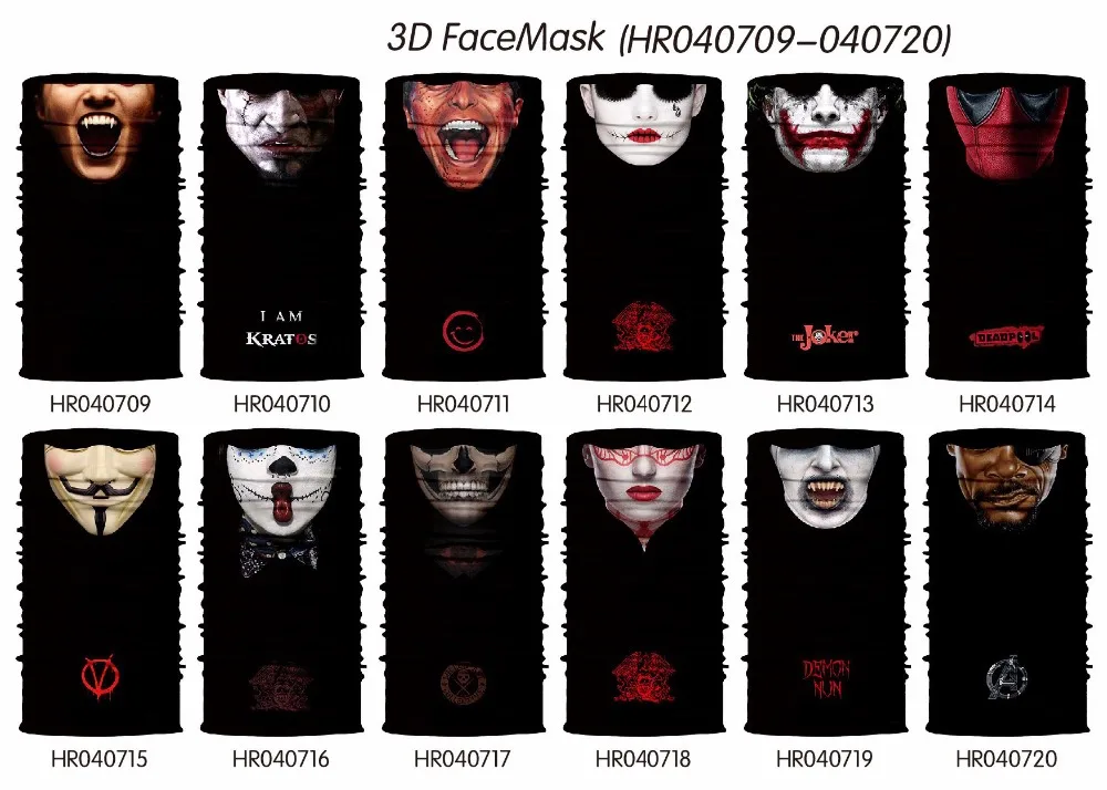 3D мотоциклетные маски для лица мужские CS игровые маски спортивные лыжные маски защита для лица охотничий рыболовный шарф ветрозащитная Пыленепроницаемая Балаклава