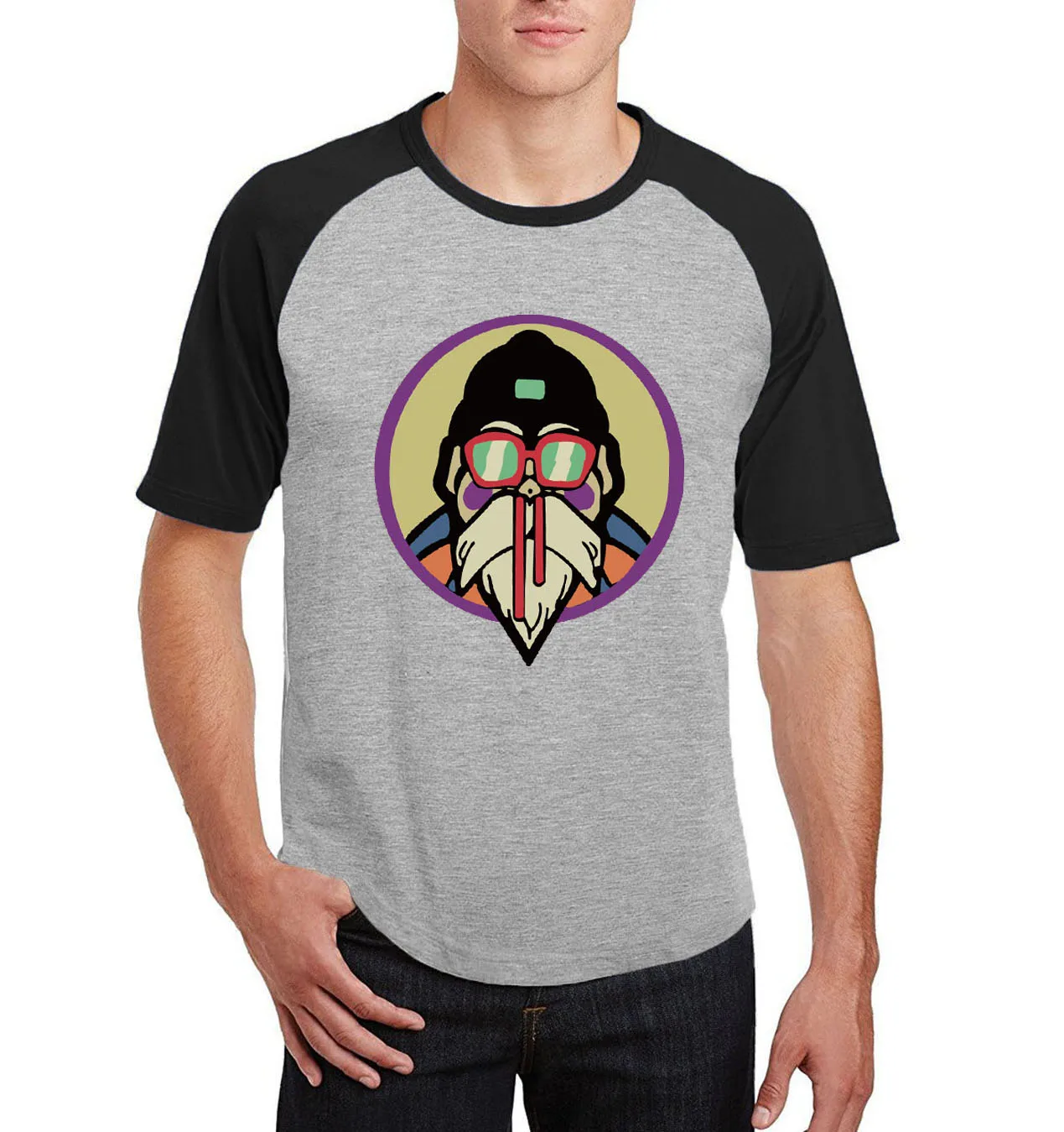 Harajuku коротким рукавом camisetas смешные новый Мастер Роши мужчины майка 2017 Человек