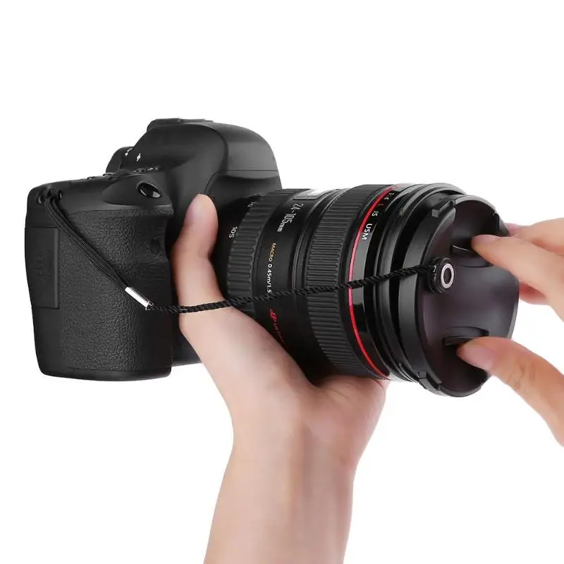 5 шт. чехол для камеры DSLR с защитой от потери держатель крышки объектива веревка