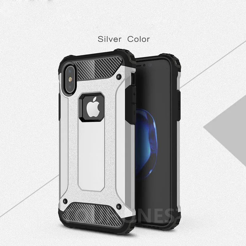 Для iphone X 8 plus XS Max XR чехол жесткий прочный Чехол для iphone 7 plus 6 S 6 5s SE 5 Гибридный Броня чехол для телефона двойная защита тонкий