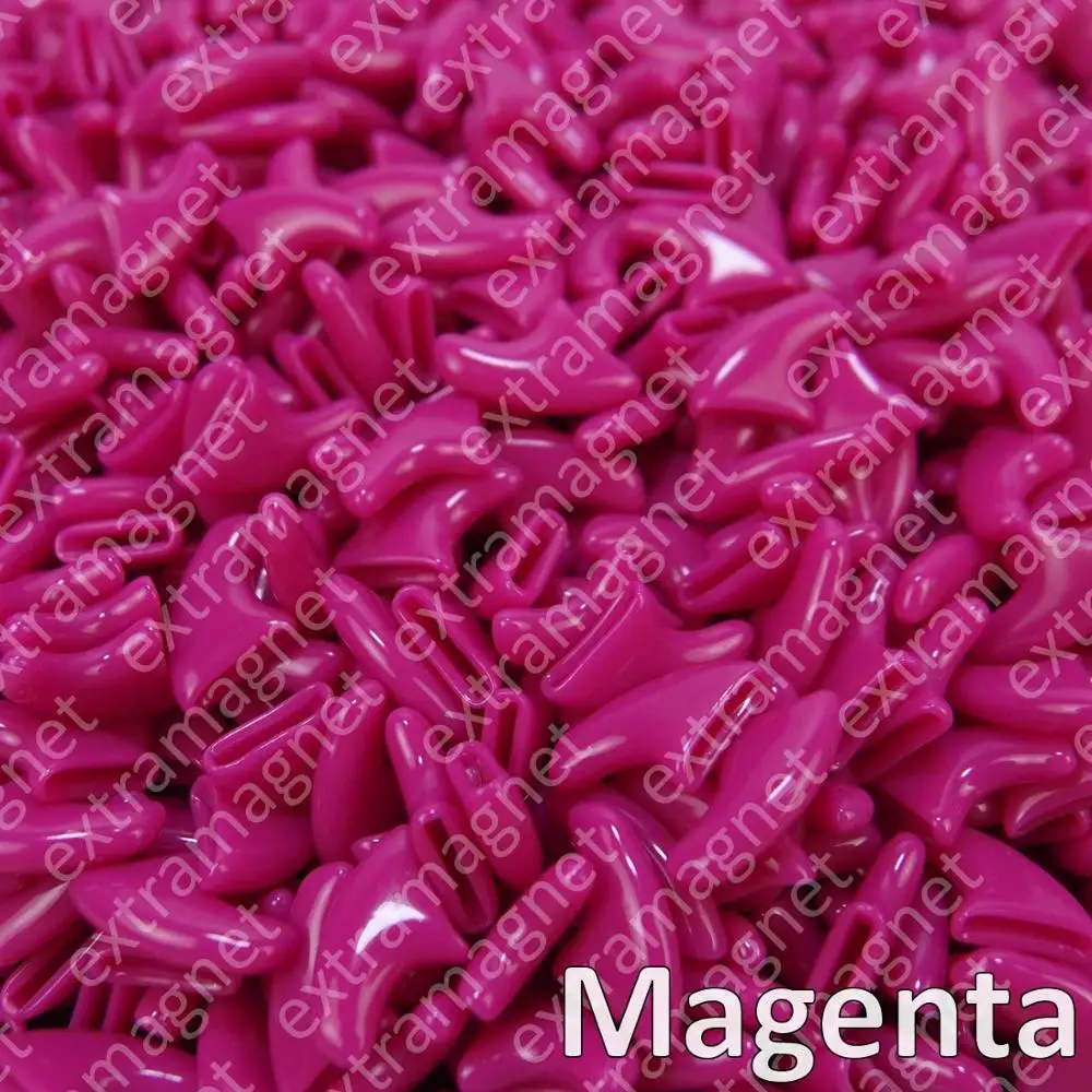 Magenta 20 шт. мягкие колпачки для ногтей для кошек+ 1x клей+ 1x аппликатор/* XS, S, M, L, чехол, кошка, лапа, коготь, zqy*/ - Цвет: Magenta