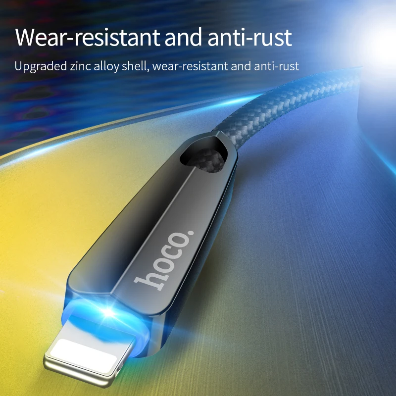 Usb кабель HOCO для iphone X 11 Pro Max 8 7 6 ipad mini с функцией быстрой зарядки|Кабели мобильных