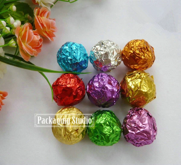 Зеленая Тисненая Бумага из фольги для подарка ручной работы шоколадная бумага