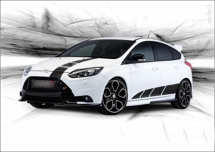 Наклейка на головку/крючок и пояс/боковой Кузов для Toyota Yaris хэтчбека Ford Fiesta Z2CA643 |