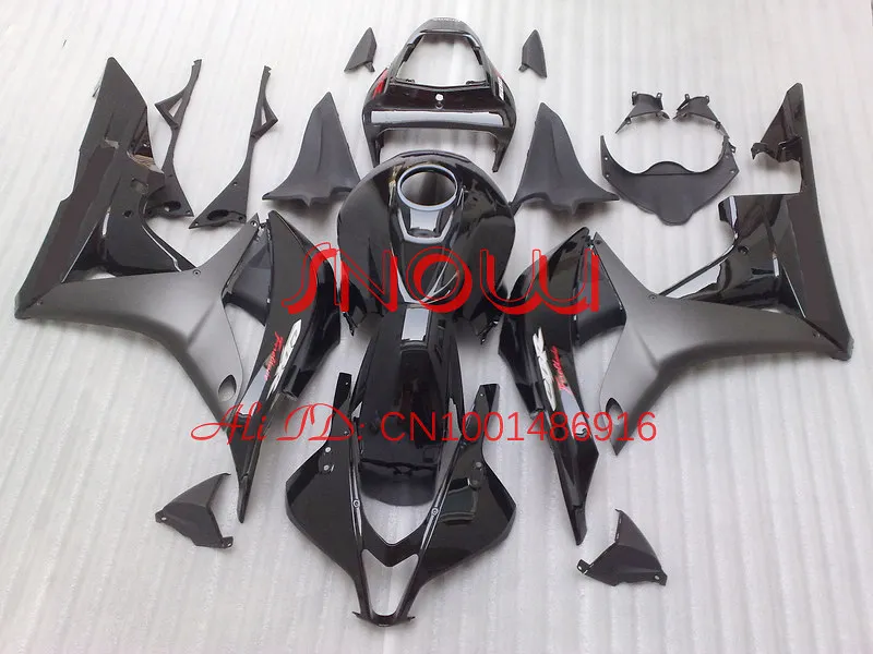 

All Black Injection molded fairing kit FOR CBR600RR F5 2007 2008 CBR 600 RR 07 08 CBR600 600RR