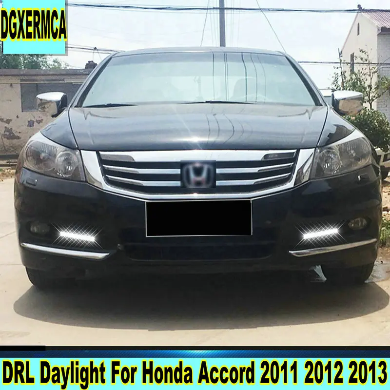 2 шт./компл. светодиодный DRL Дневной свет для Honda Accord 2011 2012 2013 дневные ходовые огни
