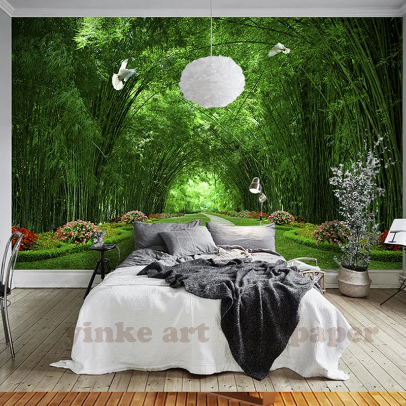 Пользовательские фотообои Большая настенная живопись фон бумага для гостиной ТВ