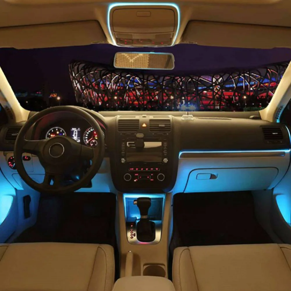 Светодиодный холодной светильник линии автомобиля декоративный окружающей