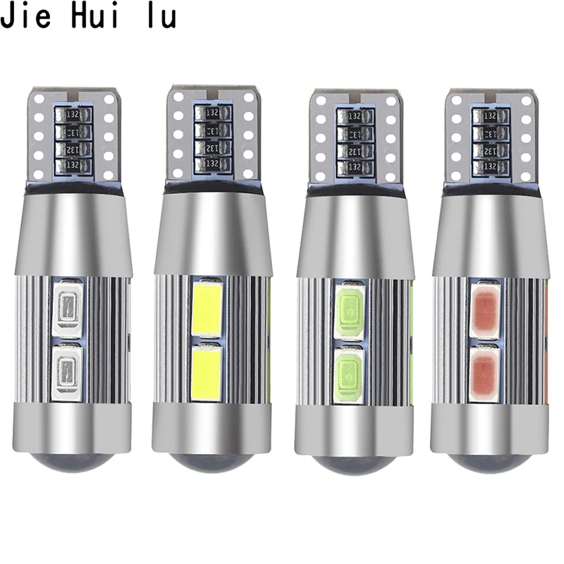 

Car Auto LED T10 Canbus 194 W5W 10 SMD 5630 5730 LED Light Bulb No Error LED Light Parking T10 LED Side Light Car Styling 1Pcs