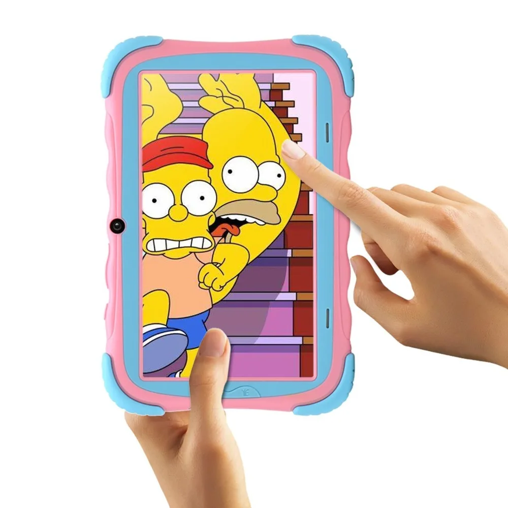 IRULU 7 дюймов Android 7,1 детский планшет 16GB Babypad Edition ПК с Wifi и камерой GMS Сертифицированный поддерживаемый Детский защитный чехол(зеленый