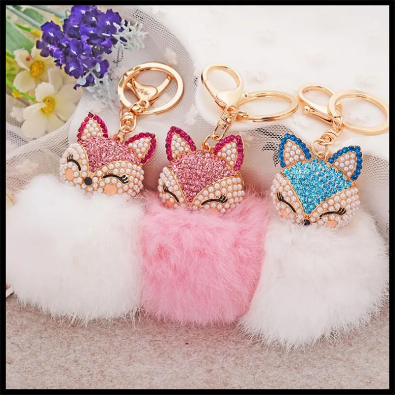 Новинка 2019 модный креативный брелок в виде лисы украшения для девушек сумку