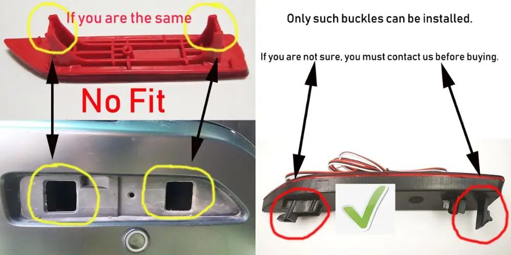 2 шт. многофункциональсветодиодный ные лампы для заднего бампера Honda CRV CR-V 2007 2008 2009