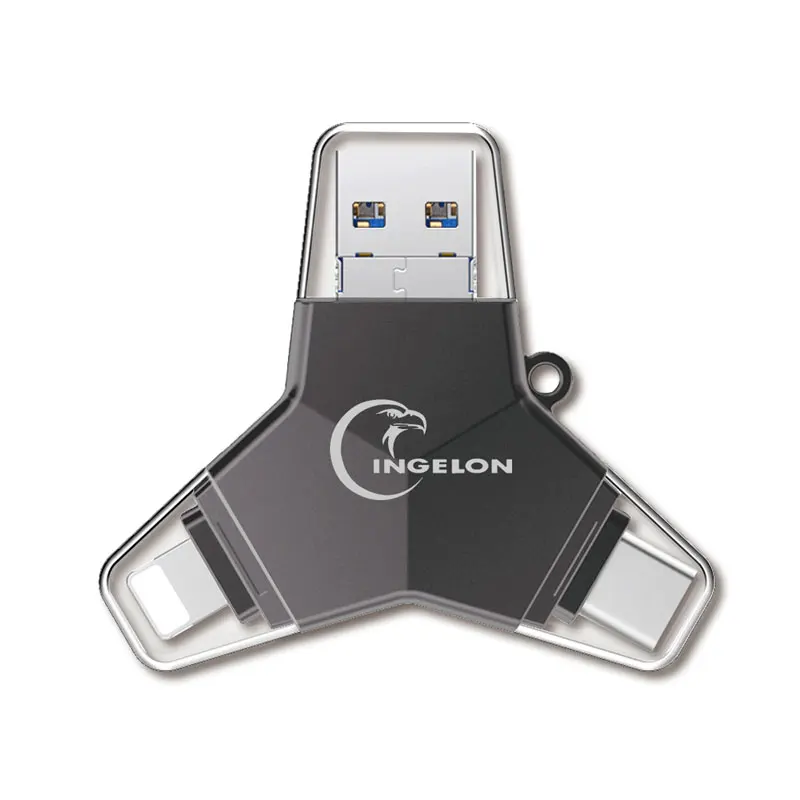Флеш накопитель Ingelon USB 3 0 32 Гб 64 128 ГБ Флешка usb c micro typeC Android Y Стиль зашифрованный