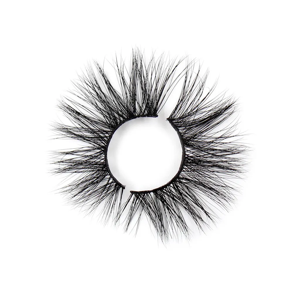 LEHUAMAO 25mm Eyelashes 3D Mink False Eyelash Long Wispy Fluffy Curly Lashes Cruelty Free Natural Lash Dramatic False Eyelashes - Цвет: G10