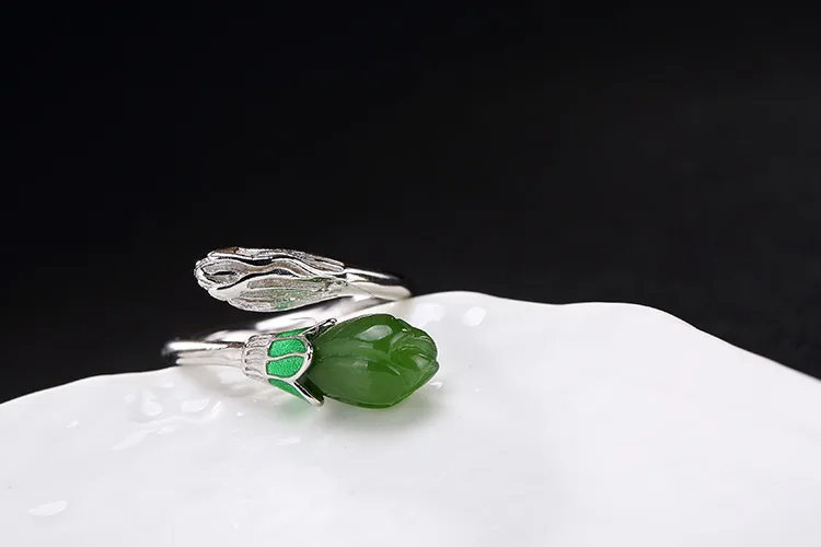 KJJEAXCMY boutique jewelryar Стерлинговое Серебро S925 пробы античное инкрустированное и Tian Biyu