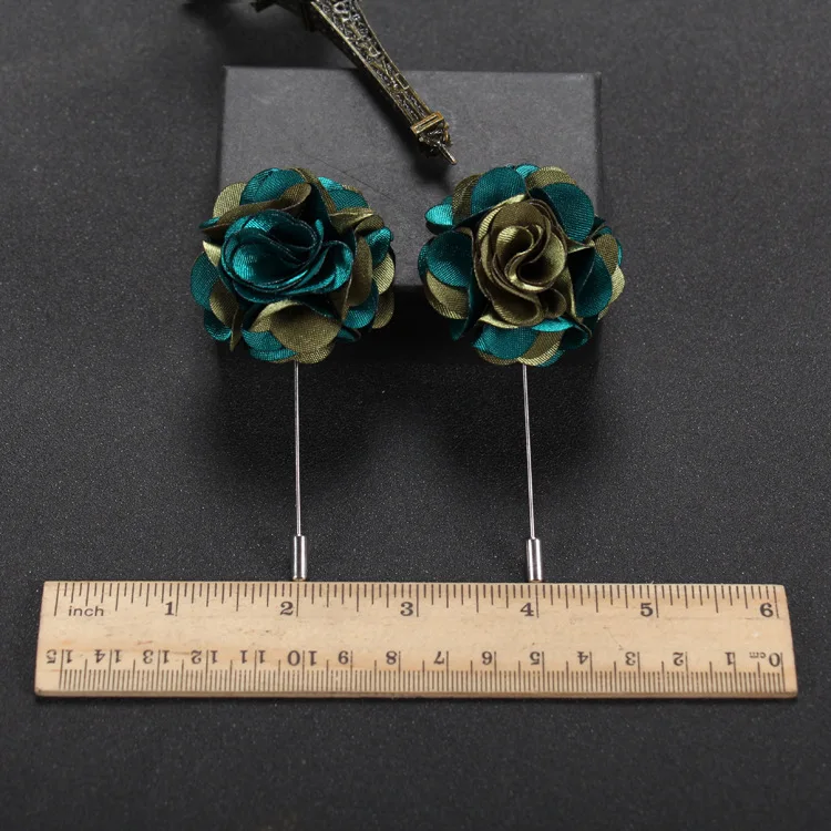 Brand New Lapel Flower Daisy Handmade Boutonniere Stick Brooch Pin Men Cool Beautiful Accessories in Party Wedding Brooches