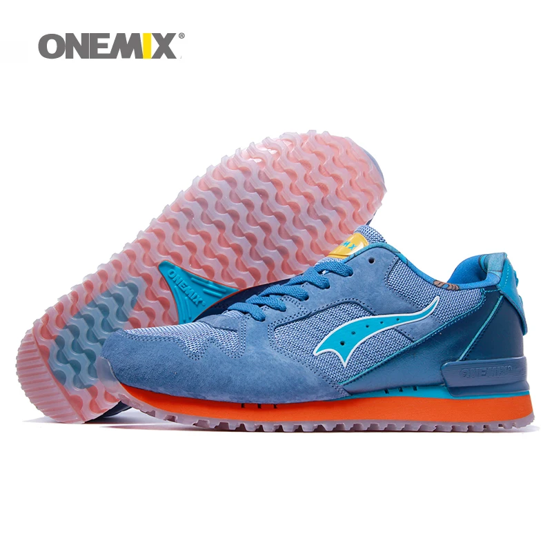 ONEMIX/Новинка Мужская обувь из свиной кожи для бега спортивная мужчин