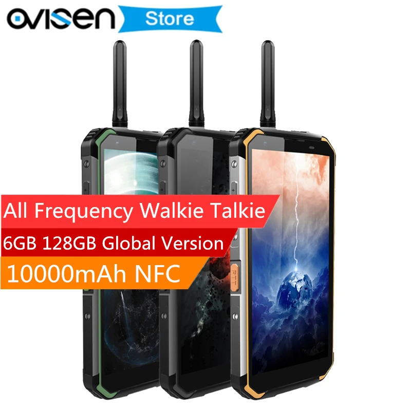Смартфон Blackview BV9500 PRO, 5,7 дюймов, Walike Talkie, MT6763T, 6 ГБ, 128 ГБ, IP68, водонепроницаемый, 10000 мАч, NFC, Android 8,1, мобильные телефоны