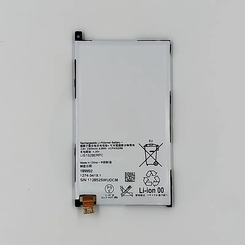 Замена для Sony батареи SONY Xperia Z1 Mini Compact D5503 M51w LIS1529ERPC натуральная батарея телефона