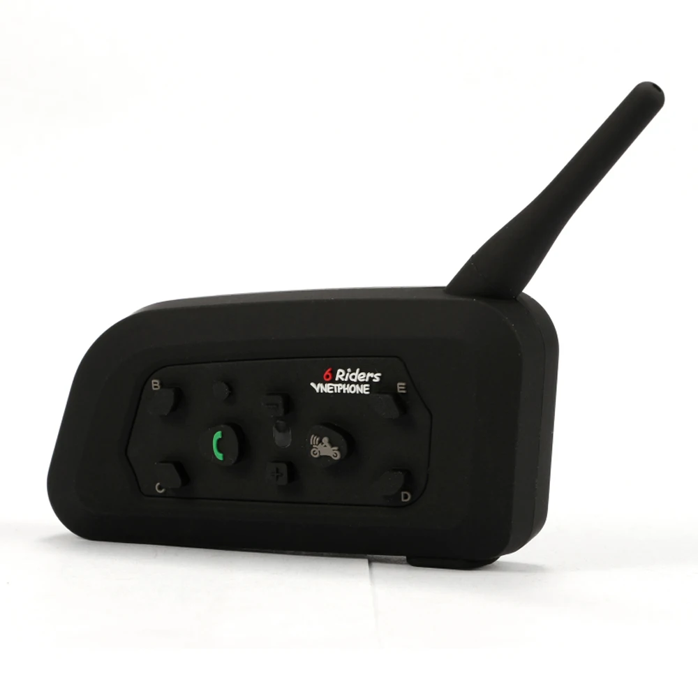 Free Shipping Vnetphone V6 1200M Waterproof Motorcycle Bluetooth Intercom Interphone Helmet Headset for T | Автомобили и