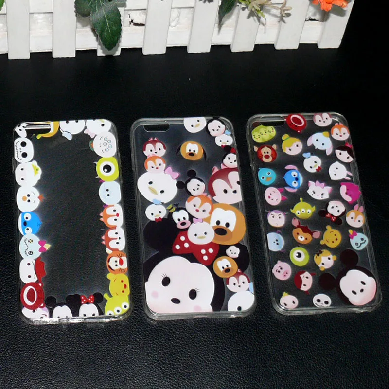 Ультра тонкий мультфильм ТПУ чехол для iPhone 6 плюс ромашка мягкий TPU 6s шеллак гель