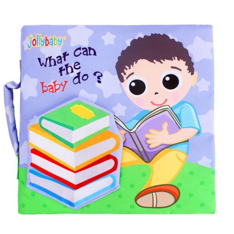 Baby Early Learning Education Cloth Book With Ring Paper Story Toy Soft Development | Игрушки и хобби