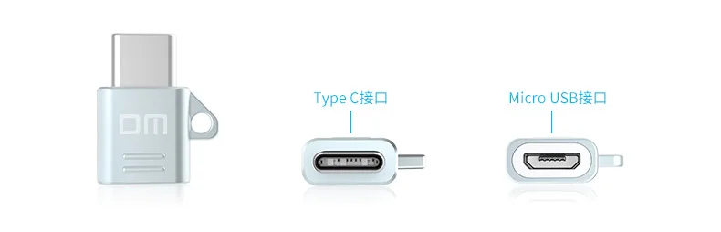 DM USB C адаптер Тип C USB 3,0 адаптер Thunderbolt 3 Тип-C адаптер OTG кабель для Macbook pro воздуха samsung S10 S9 USB OTG