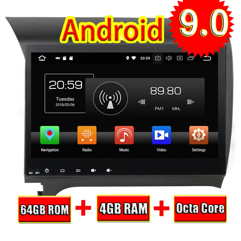 Автомобильный мультимедийный CD плеер TOPNAVI Android 9 0 для Kia K3 2012 2013 2014 2015 Авторадио GPS