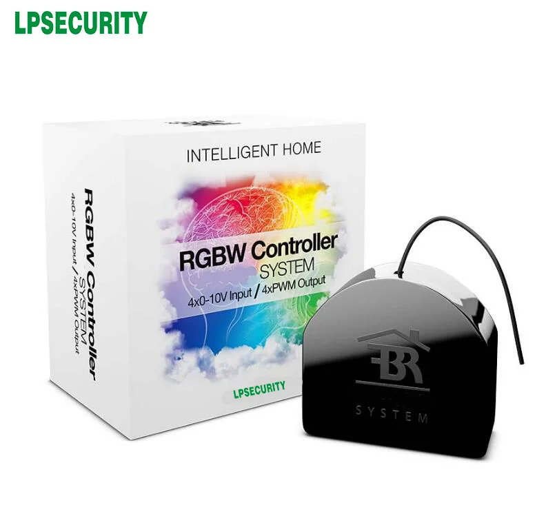 Fibaro FGRGBWM-441 беспроводной Z-Wave RGBW контроллер тусклый/ярче четыре Независимые каналы 12/24 V светодиодный свет
