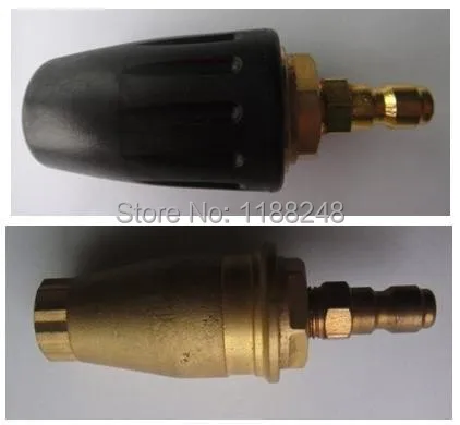 3500psi quick connect Turbo Nozzle high pressure washer jet accessory rotary water brass nozzle spray car cleaning |