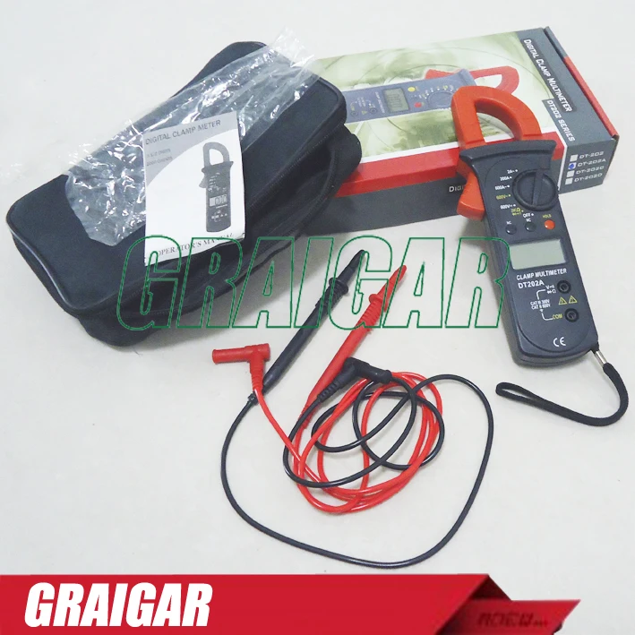 DT202A мультиметр Цифровой токоизмеритель напряжения цифровой электрический