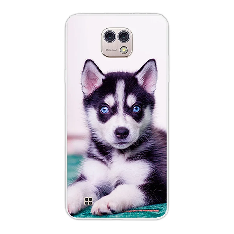 5.2&quot For LG X cam Phone Case Luxury Fundas for Cam K580 K580DS Coque Soft Silicone Lg x Cases Funny Cat Back Covers |