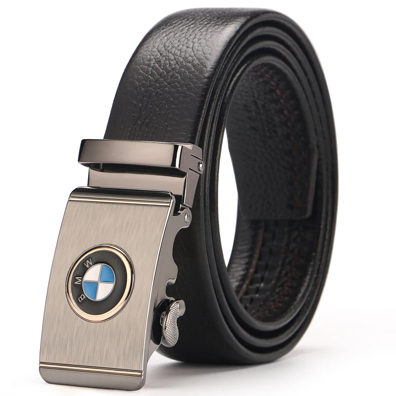 2019 черный ремень Автоматическая пряжка кожа коровы новые ремни для мужчин из