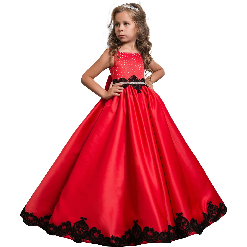 2018 summer Girl Party Dress Children Girls Princess Sleeveless Tutu Kids Baby Flower Top Quality vestidos 3-15 | Детская одежда и