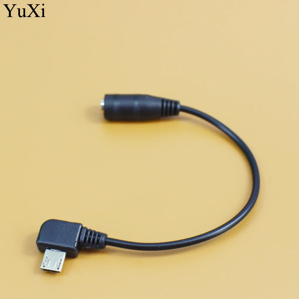 Кабель-переходник YuXi для наушников Micro USB 3 5 мм 10 см |