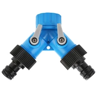 34 two way y hose pipe tool garden irrigation splitter tap hose connector adapter fitting for watering supplies mayitr