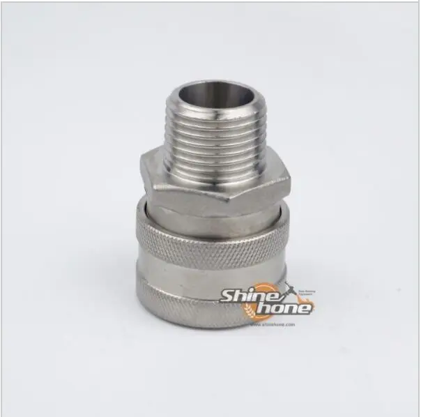 304 Нержавеющая сталь пиво быстрое отсоединение комплект приспособление для